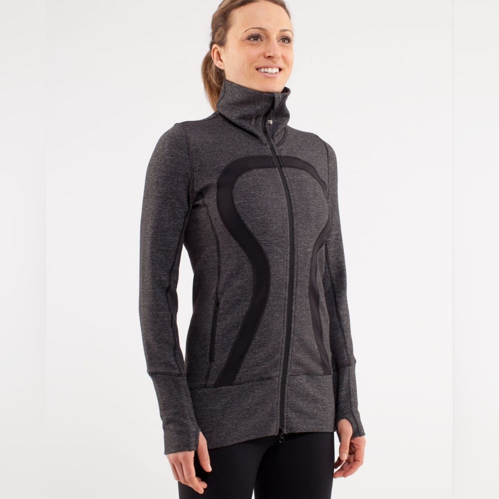 Lululemon In Stride Jacket Black / Wee Stripe Black Heathered Black